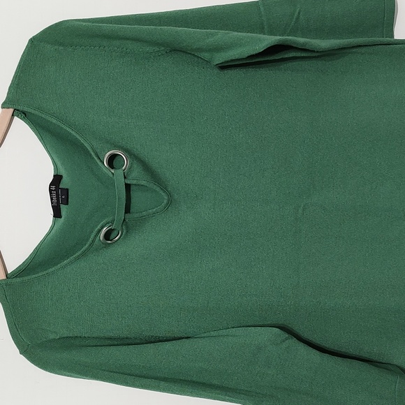 Green Tribekko 44 Sweater Tunic Top sz Large - Picture 2 of 5